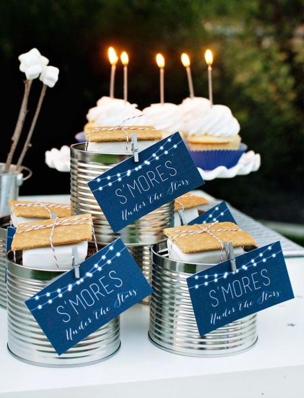 Cozy And Fun Camping Bridal Shower Ideas