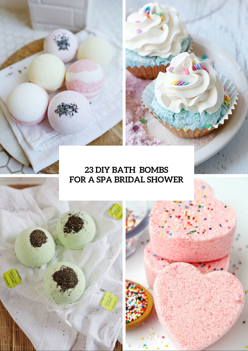 23 diy bath bombs for a girls only spa bridal shower