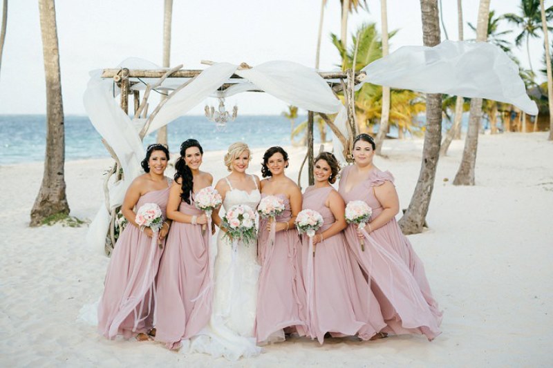 Picture Of 25rustic glam destination beach wedding in punta cana  25