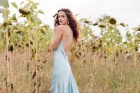 Backless Silk Serenity Dress By Mink Maids Collection