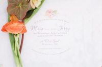 Dreamy Floral Handkerchief Invitations