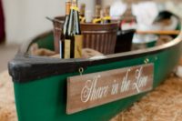 Drink Canoe Boat For A Wedding