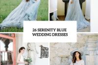Serenity Blue Wedding Dresses