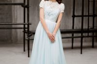 Serenity Bridal Dress With A Lace Applique by Milamira Bridal