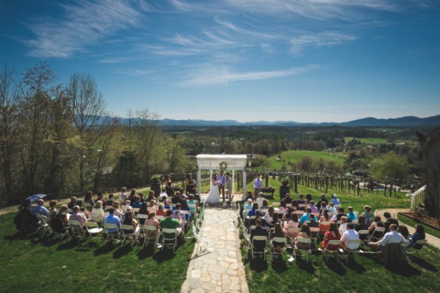 Relaxed DIY Spring Vineyard Wedding