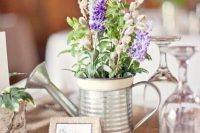Watering can  centerpiece