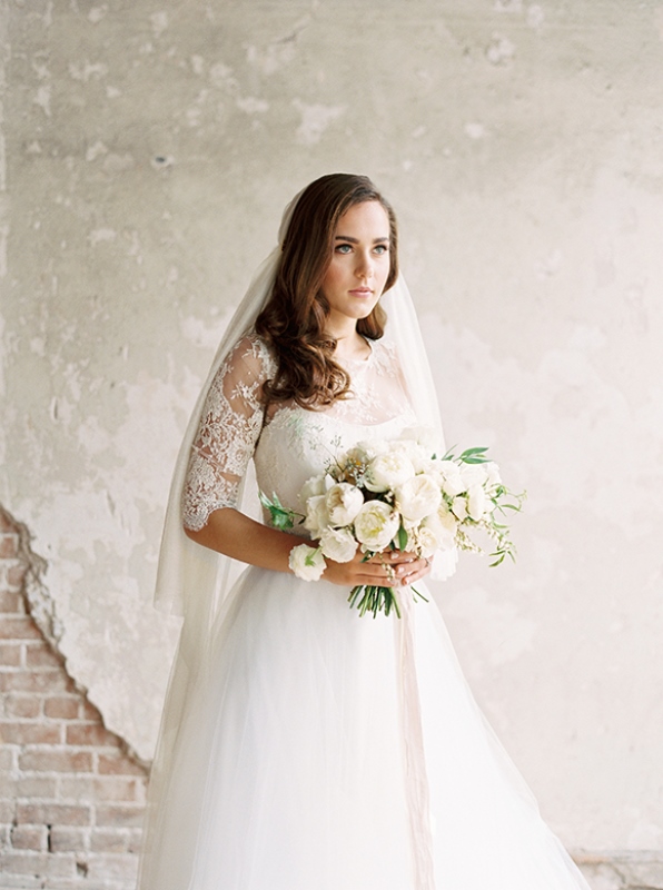 Picture Of neutral organic industrial wedding shoot  2