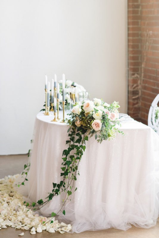 Elegant White Wedding Shoot At An Industrial Space