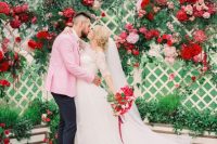 vintage-chic-red-pink-garden-wedding-1