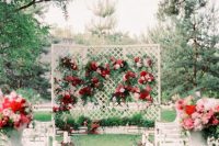 vintage-chic-red-pink-garden-wedding-10