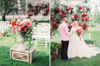 vintage-chic-red-pink-garden-wedding-11
