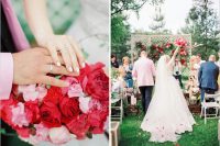 vintage-chic-red-pink-garden-wedding-13