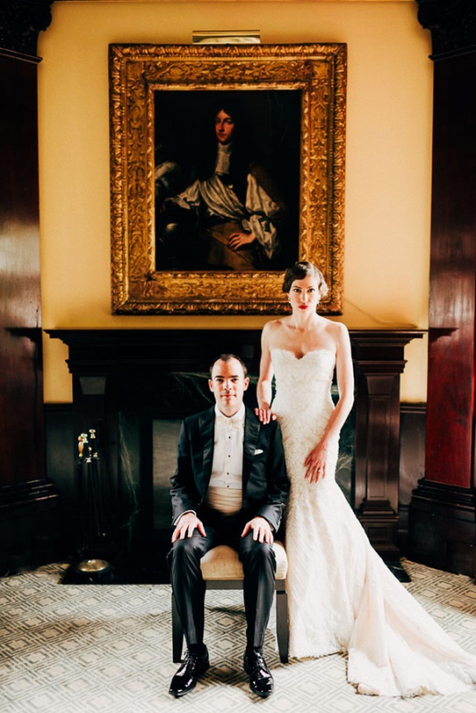 Vintage “Downton Abbey” Inspired Real Wedding