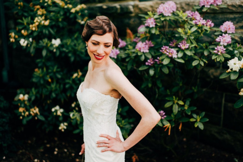 Vintage downton abbey inspired real wedding  8