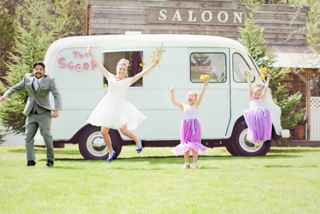 Colorful Ice Cream Wedding Shoot To Get Inspired