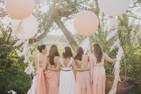 02 peachy bridesmaids dresses