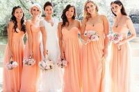 04 pastel peachy dresses