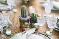 07 green desert wedding tablescape