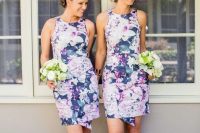 11 short floral bridesmaids dresses