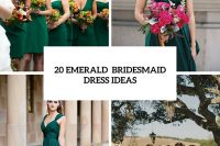 20 Chic Emerald Bridesmaid Dress Ideas For Fall Weddings
