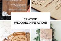 21 Original Wood Wedding Invitation Ideas