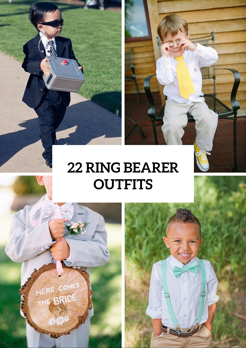 Cute And Stylish Ring Bearer Outfits