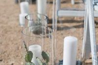24 desert wedding aisle with cacti