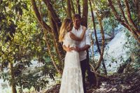 Boho Chic Bridal Fashion Editorial In The Woods 12