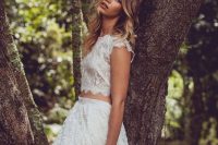 Boho Chic Bridal Fashion Editorial In The Woods 14