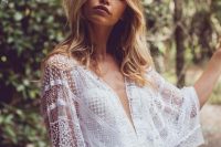 Boho Chic Bridal Fashion Editorial In The Woods 8