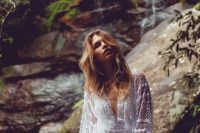 Boho Chic Bridal Fashion Editorial In The Woods 9