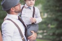 Fall wedding ring bearer outfit