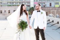 Modern And Chic Los Angeles Rooftop Wedding 2