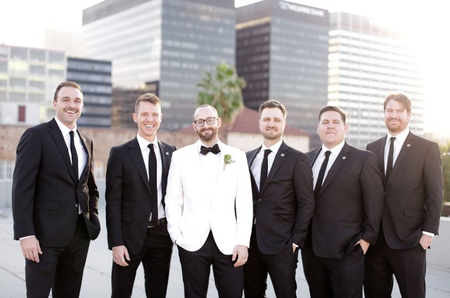 Modern And Chic Los Angeles Rooftop Wedding