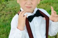 Ring bearer outfit for vintage styled weddings