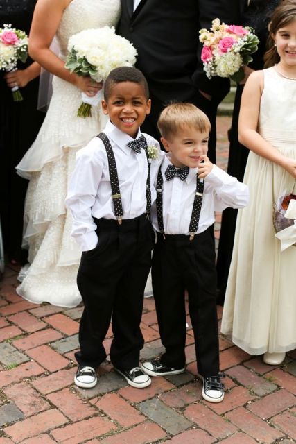 Ring bearer outfits with sneakers