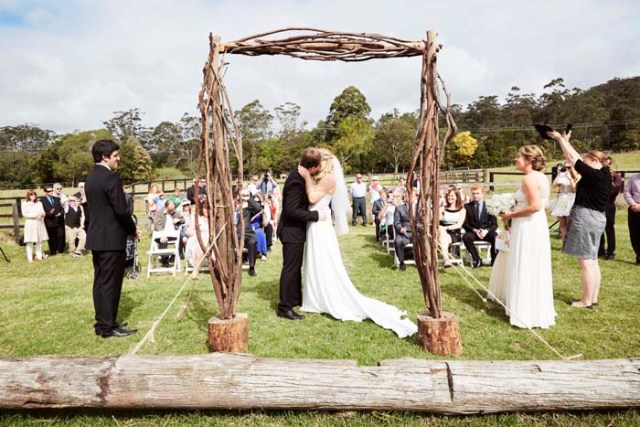 Picture Of Simple Central Coast Wedding With Rustic Romance 10