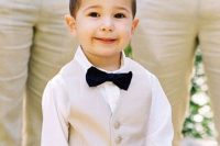 Stylish ring bearer outfit