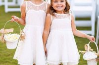 08 lace white dresses with brown leather boots