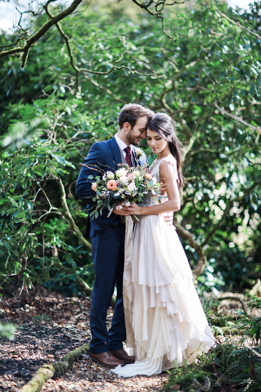 This is another gorgeous gown, a boho-inspired one