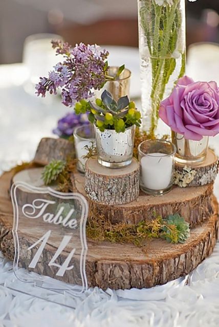 Charming lucite table numbers