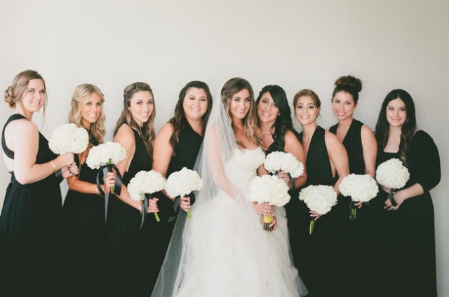 Picture Of Glamorous Black And Gold Wedding 8