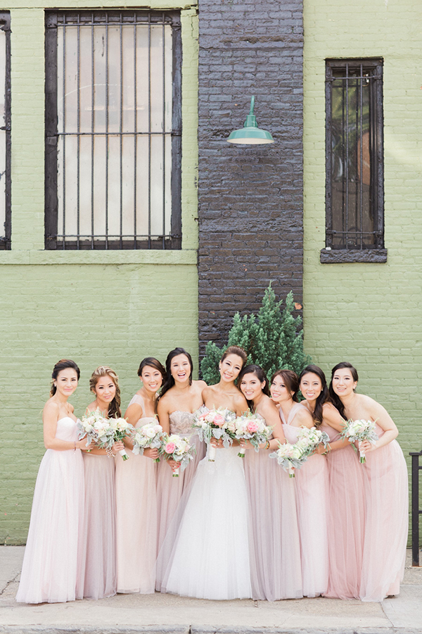 New York Wedding With Mixed Modern And Vintage Details