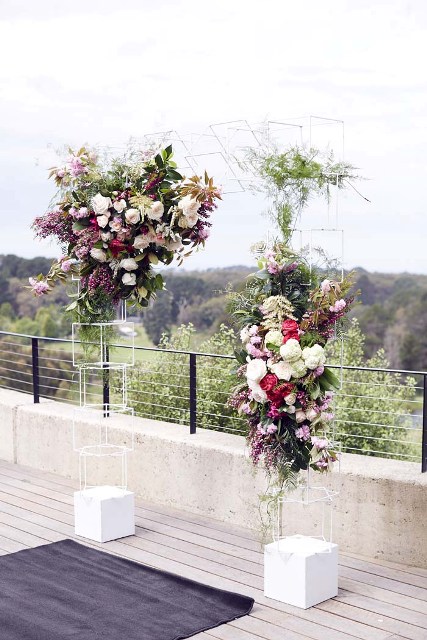 Modern Spectacular Floral Wedding