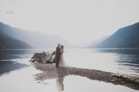 01 This inspirational wedding shoot took place in a venue on a mountain lake