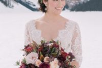a neutral winter wedding makeup with no bronzer is a perfect solution to look pretty and naturally beautiful at the wedding