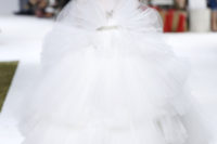 03 Giambattista Valli presented a tulle ball gown with silver detailing