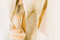 03 gold glitter wedding shoes