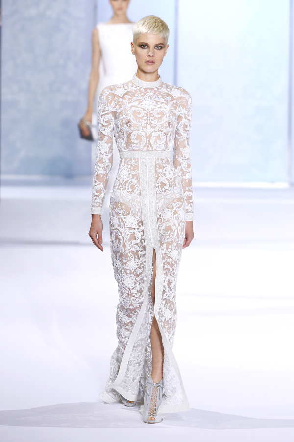 Ralph&Russo nude wedding dress of lace