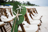 beach wedding chairs decor